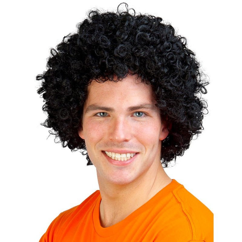 Tomfoolery Deluxe 70s Black Disco Afro Wig