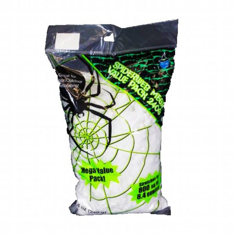 240g Stretchable Spider Web Mega Value Pack