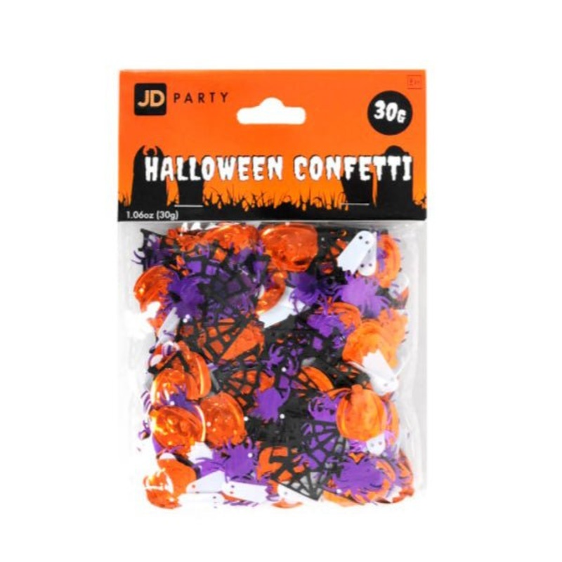 30g Halloween Table Scatter - Pumpkin Spider & Ghost