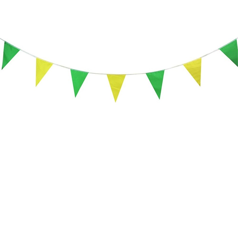 5m Green & Yellow Aussie Flag Bunting