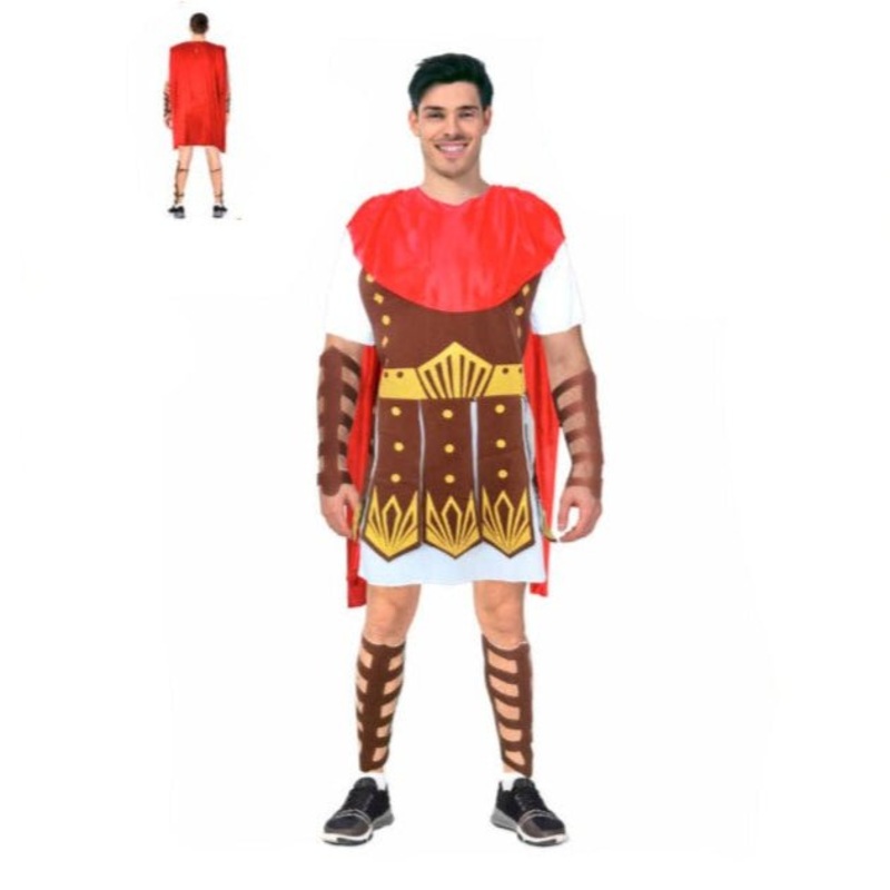Adult Roman Gladiator Costume Men's Ancient Warrior Outfit