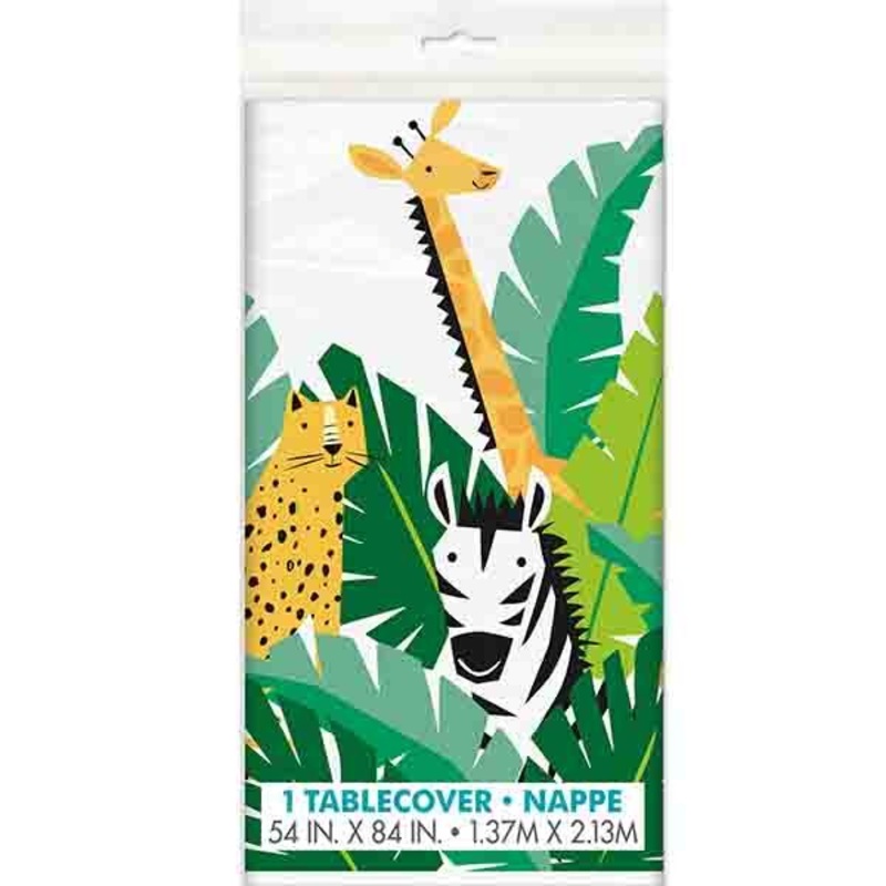 Animal Safari Printed Rectangle Tablecloth