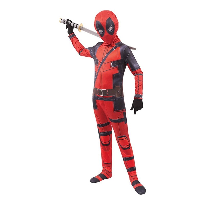 Children Deadpool Super Hero Costume