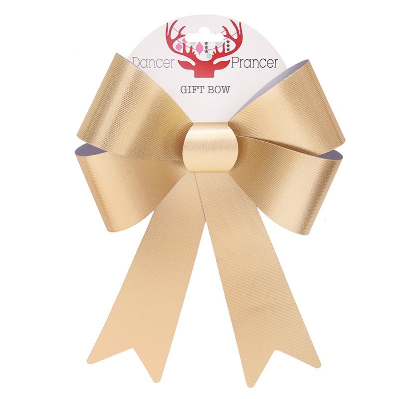 Christmas Gift Bow Gold - 28cm