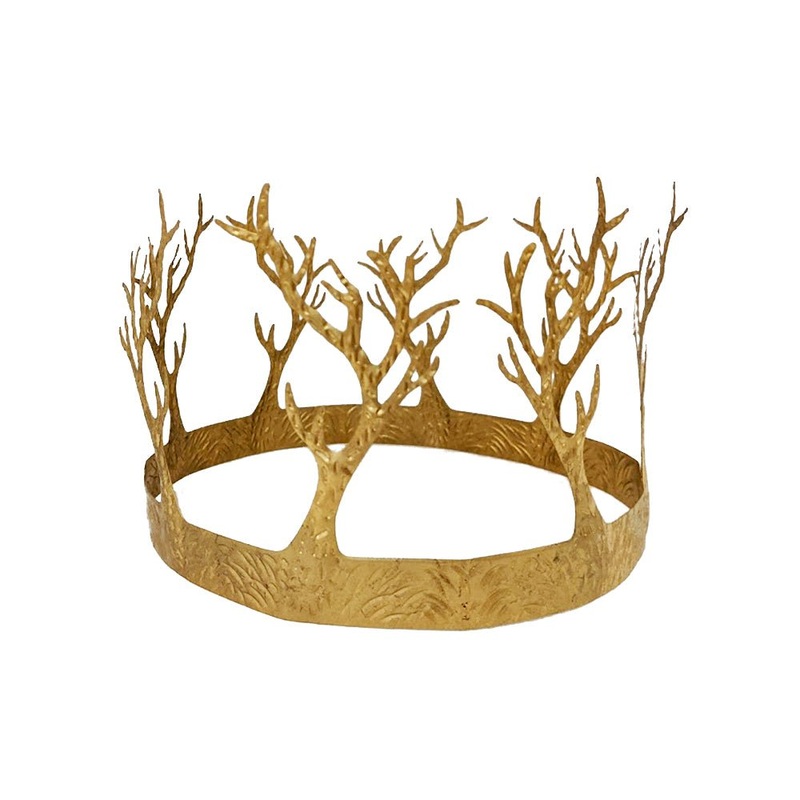Gold Branch Throne Crown