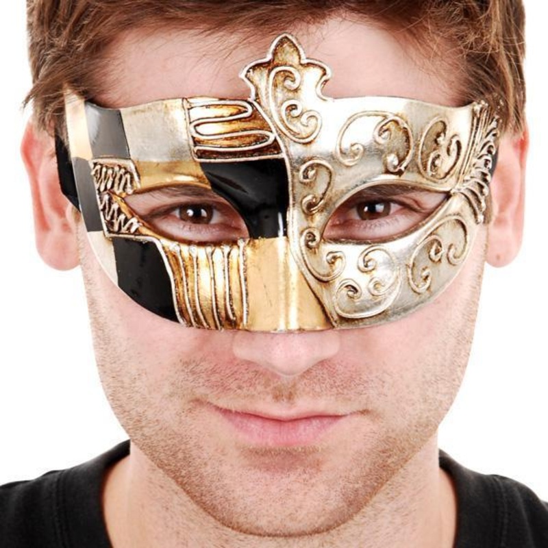 TIVOLI Warrior Metallic Masquerade Eye Mask