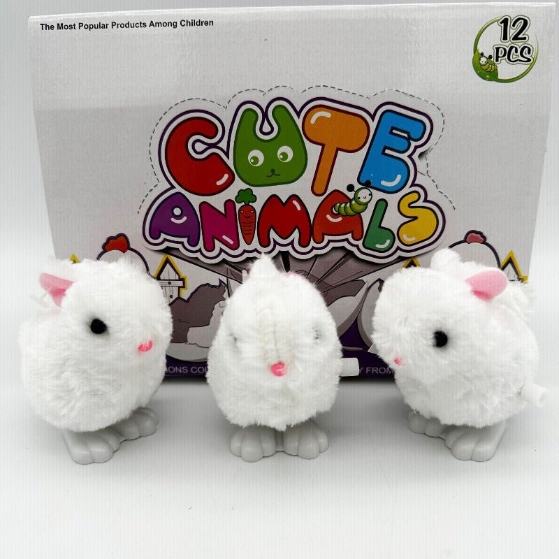 Wind Up Easter White Bunny