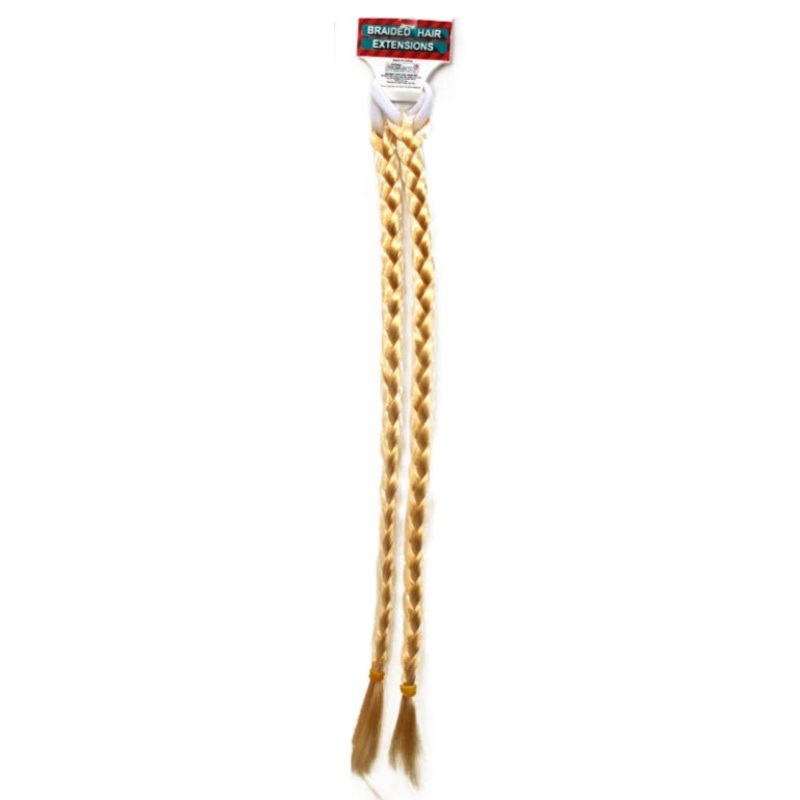 2pk Long Braided Hair Extension - Blonde