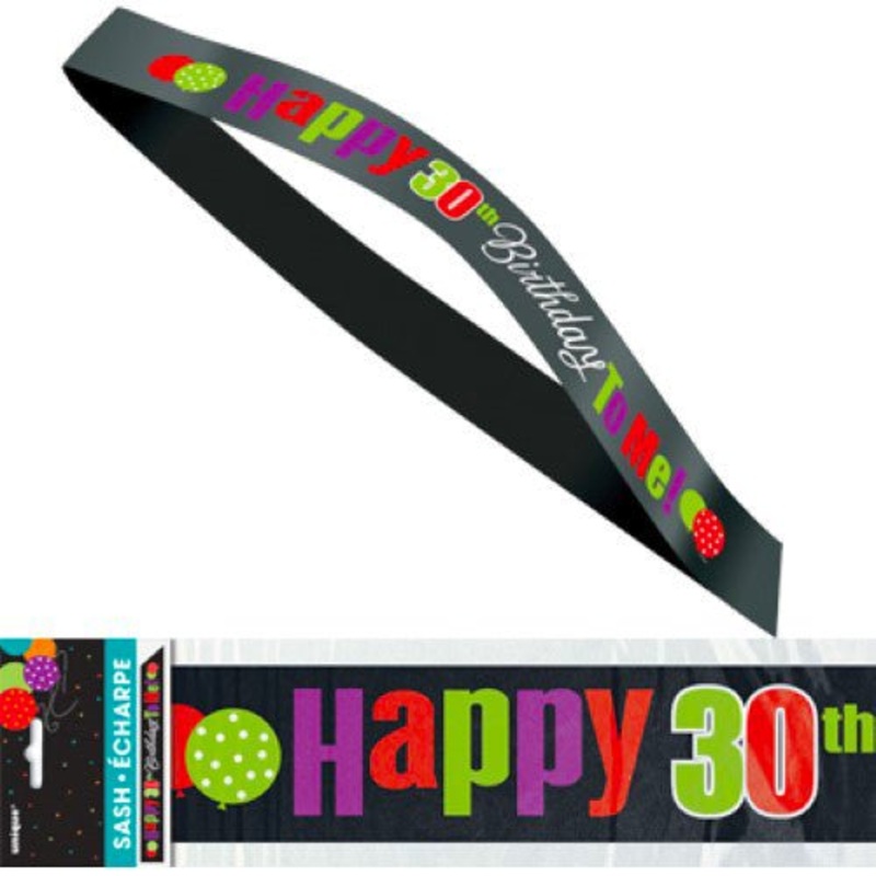30th Birthday Sash - Happy 30th Birthday to Me