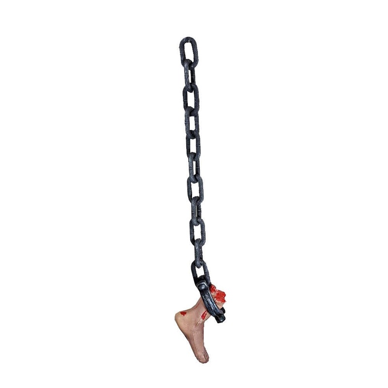 63cm Hanging Bloody Foot with Chain