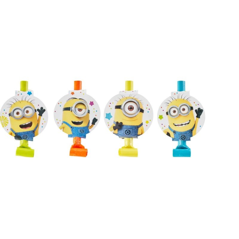 8pk Minion Despicable Me Blowouts