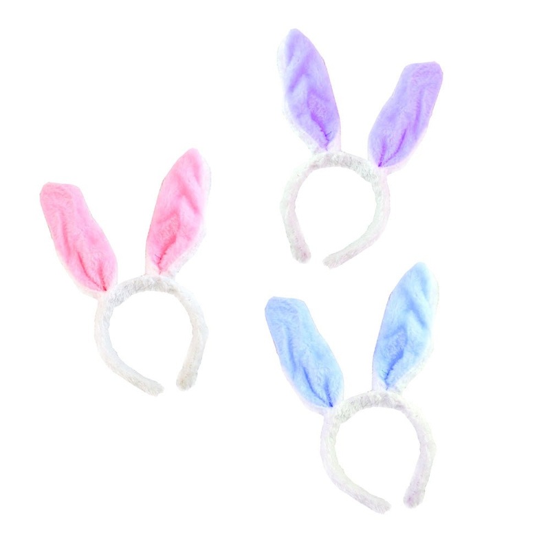 Easter Bunny Ears Plush Headband