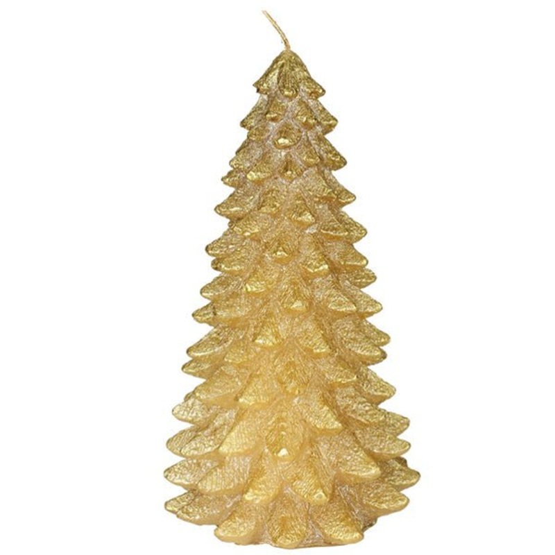 Frankie & Me Deluxe Christmas Tree Candle Decoration - Gold