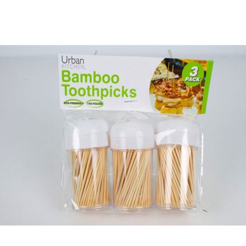 3pk Bamboo Toothpicks