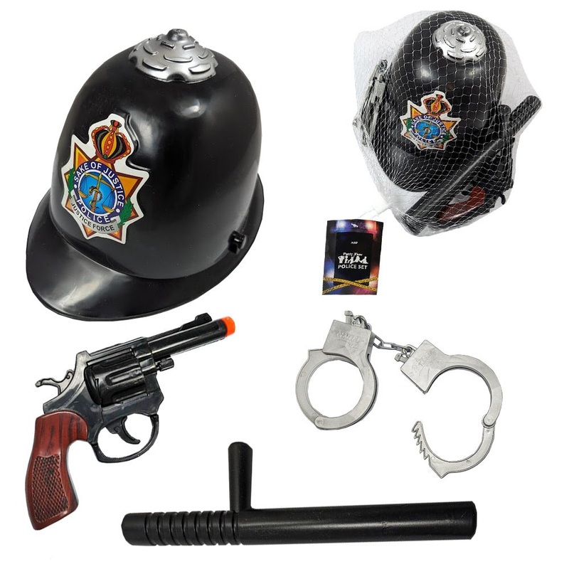 4pcs Children Police Dress Up Toy Set