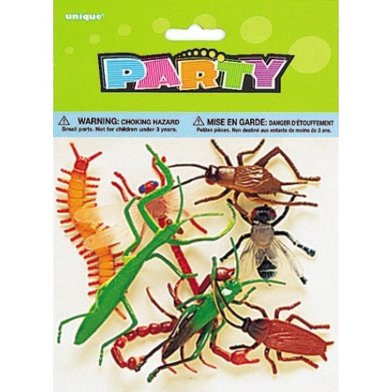 8pk Large Insects