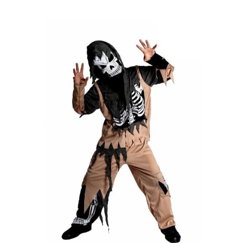 Children Halloween Zombie Skeleton Costume