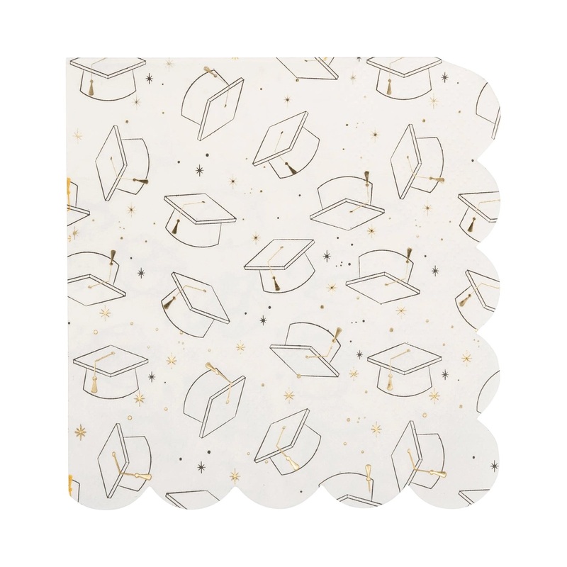 Grad Cap Cocktail Napkins
