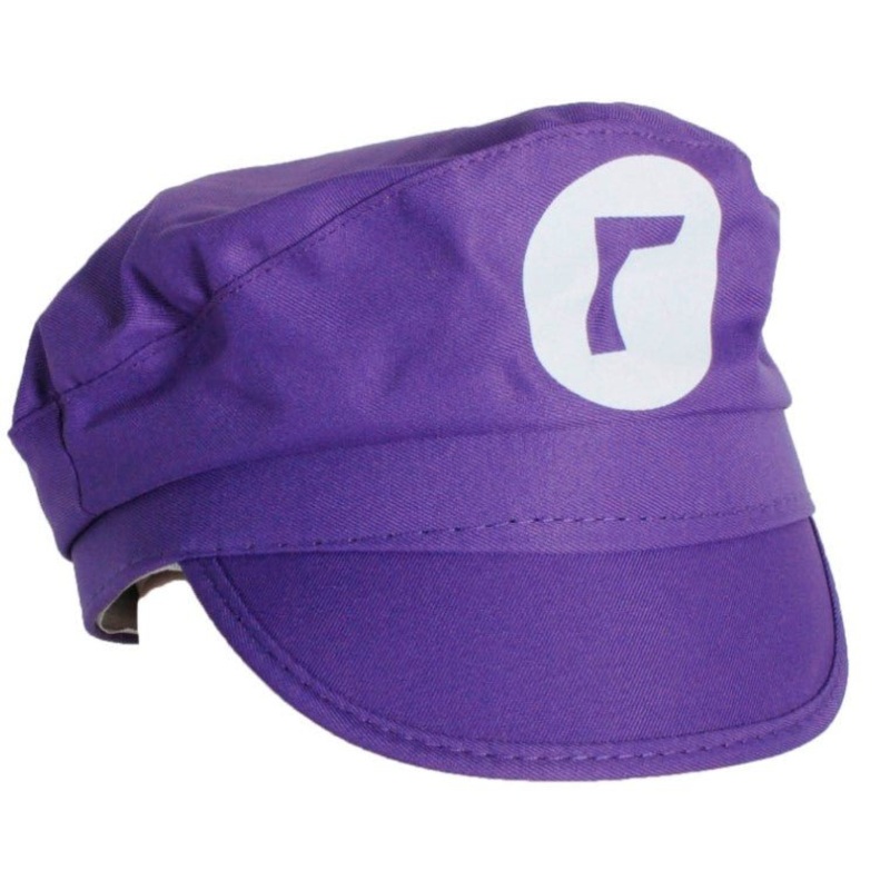 Purple Plumber Waluigi Hat