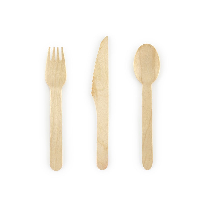 Woodland Wooden Cutlery (18 Piece Set)