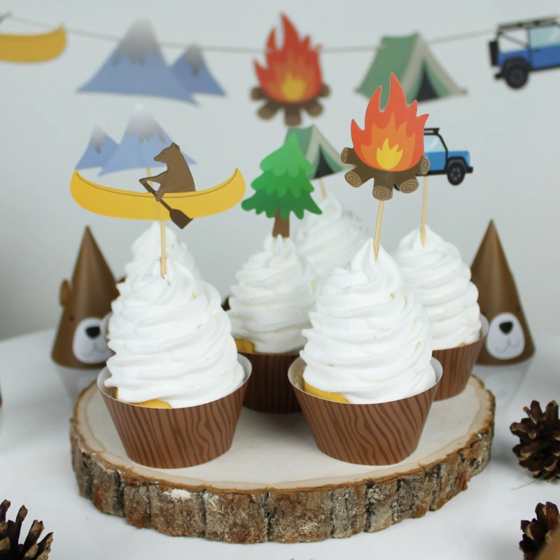 Adventure Cupcake Toppers & Wrappers