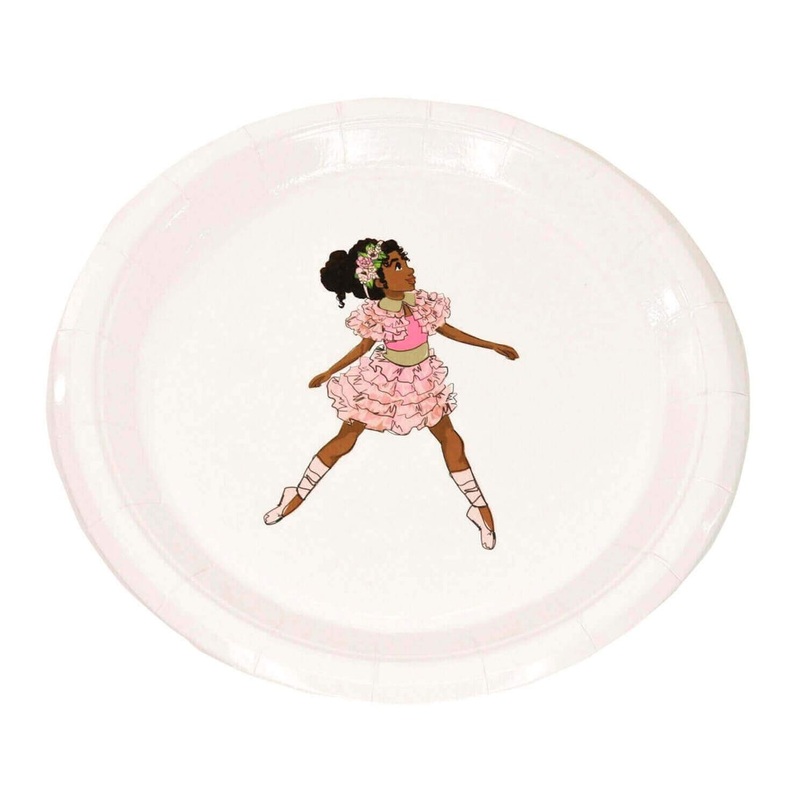 Ballerina Girl Large Paper Plates