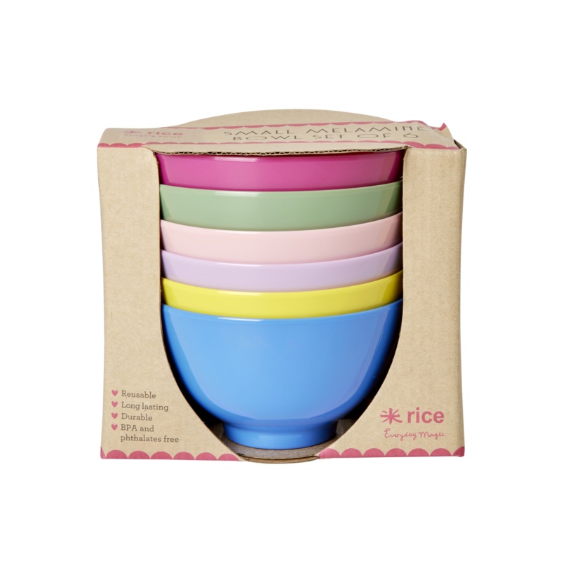 Bright Melamine Small Bowls (Sold Individually)