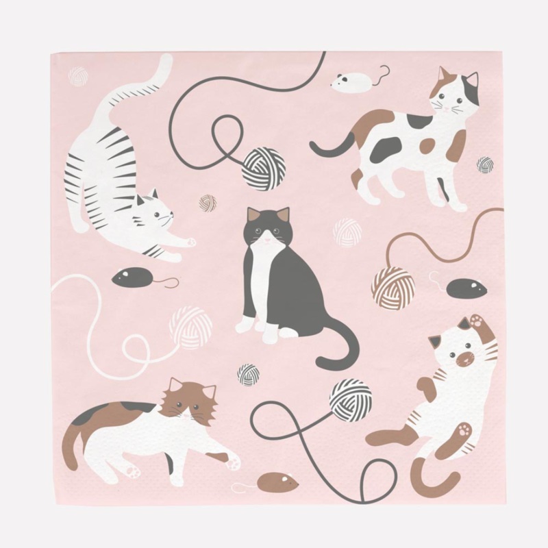 Cat Paper Napkins
