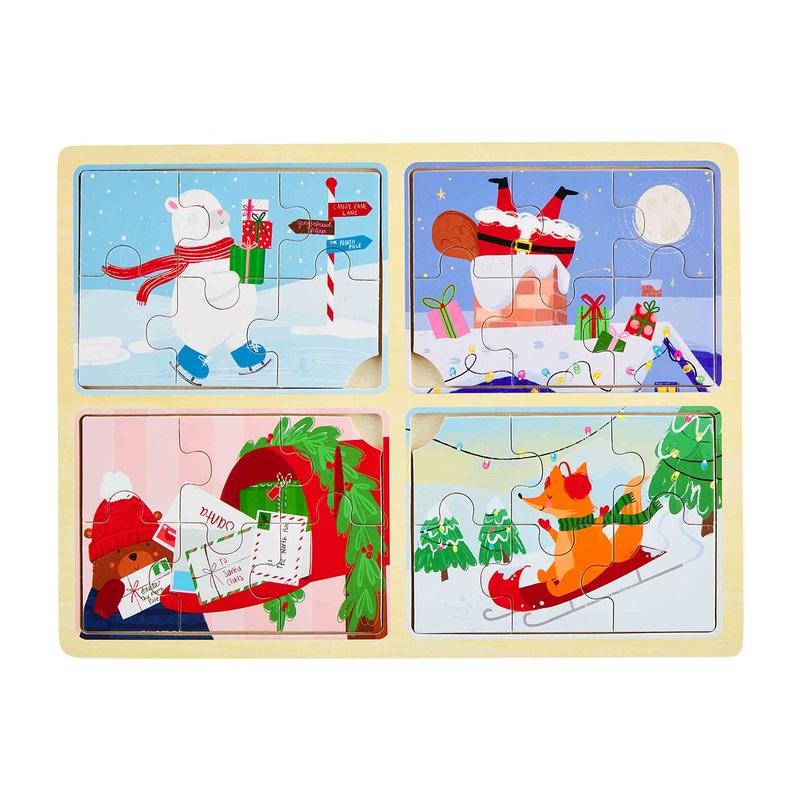 Christmas 4-In-1 Puzzle