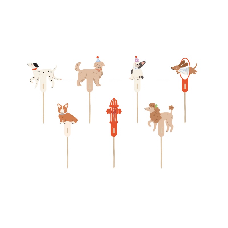 Dog Cupcake Toppers