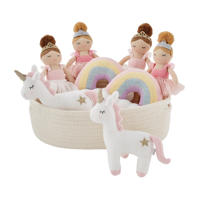 Embroidered Sweater Knit Rattle (4 Styles)