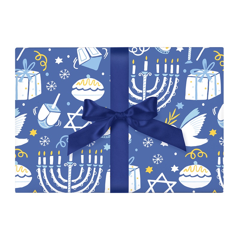 Hanukkah Wrapping Paper (Single Sheet)