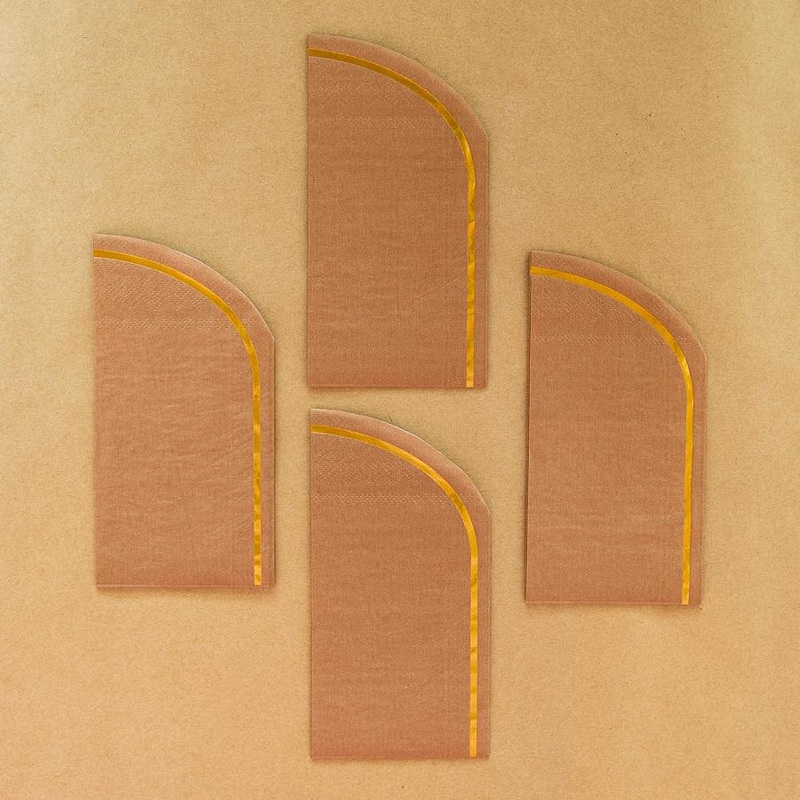 Mocha Paper Napkins