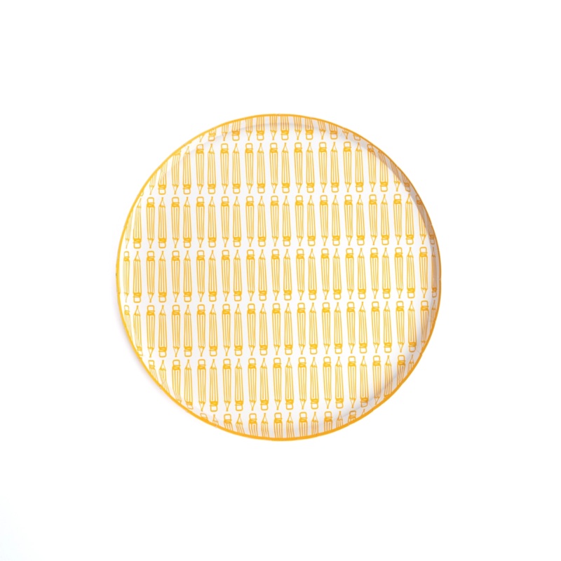 No. 2 Pencils Dinner Paper Plates