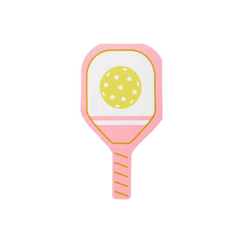 Pickleball Pink Paddle Paper Napkins