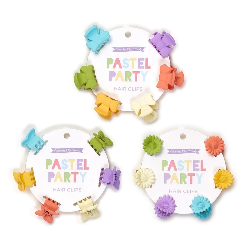 Pretty Pastel Hair Clips (Set of 6)