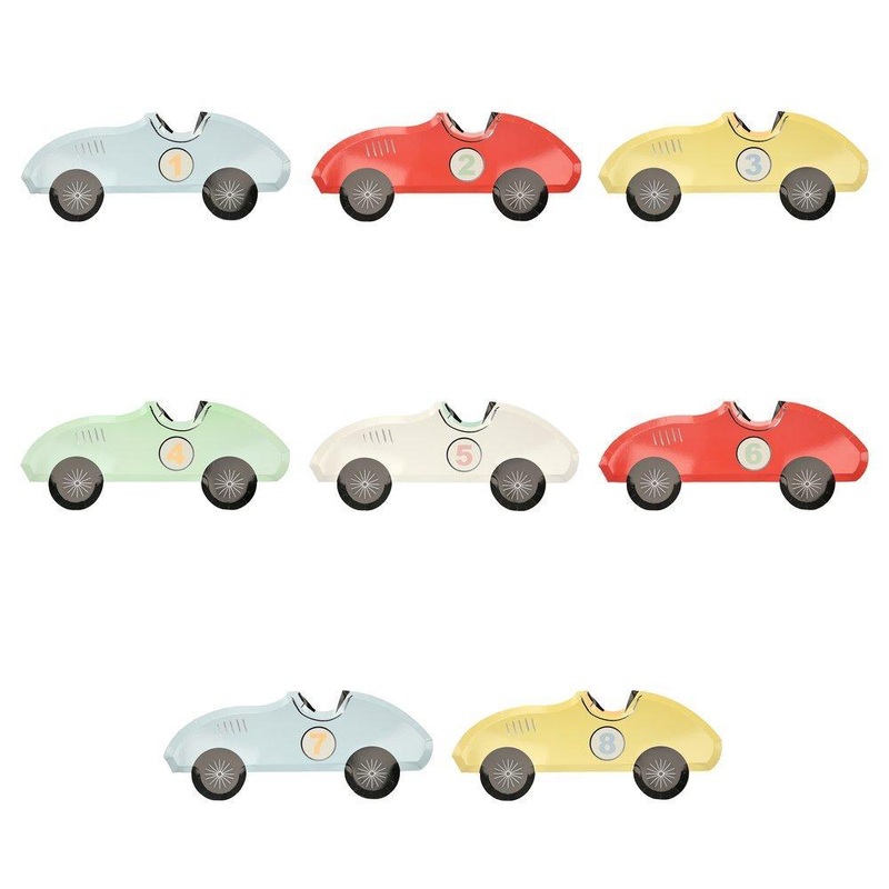 Race Car Paper Party Plates