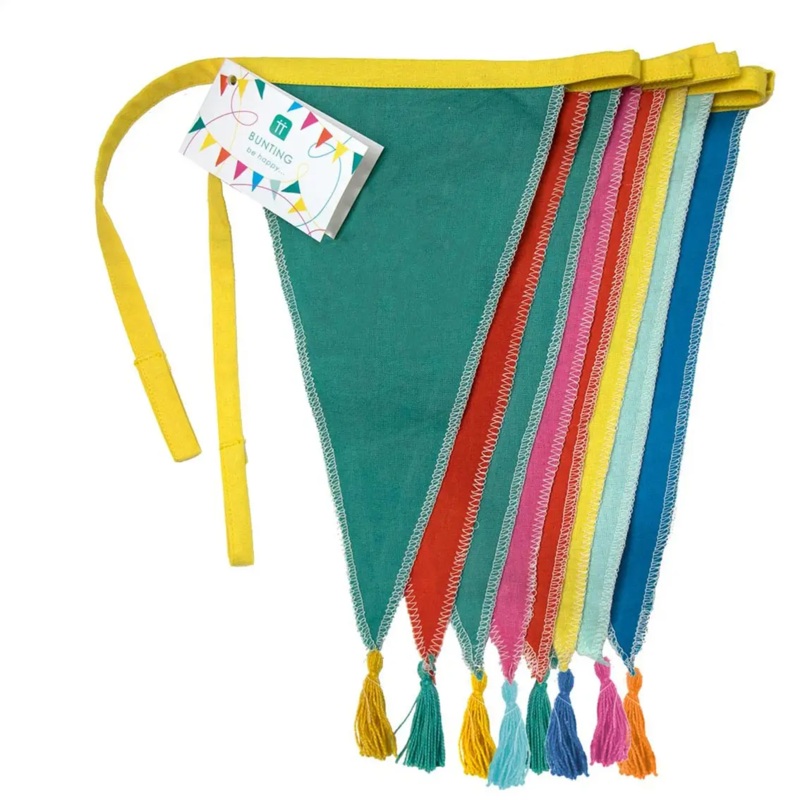 Rainbow Fabric Bunting Decoration
