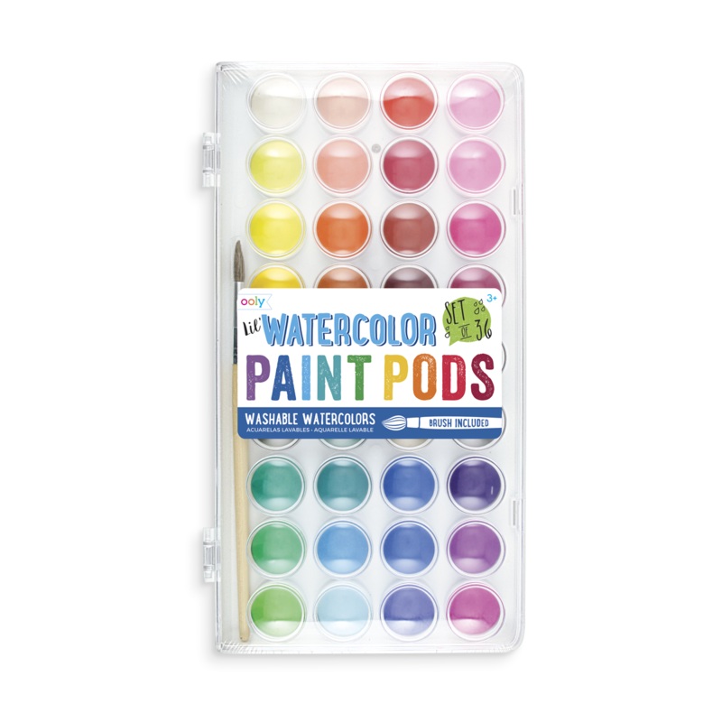 Rainbow Watercolor Paint Pods