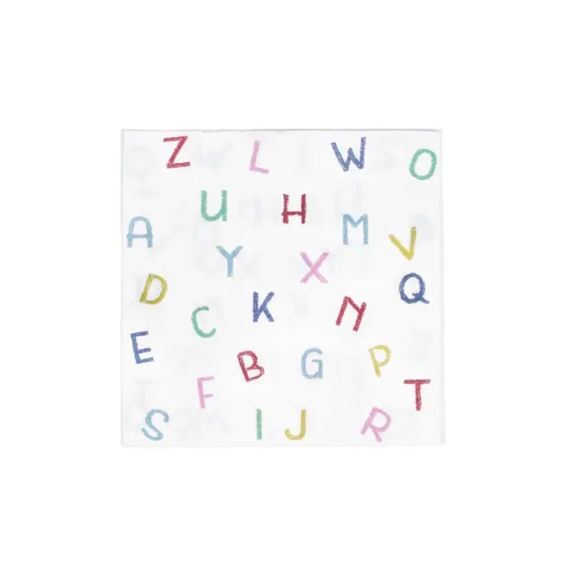 School Alphabet Napkins (24 ct)