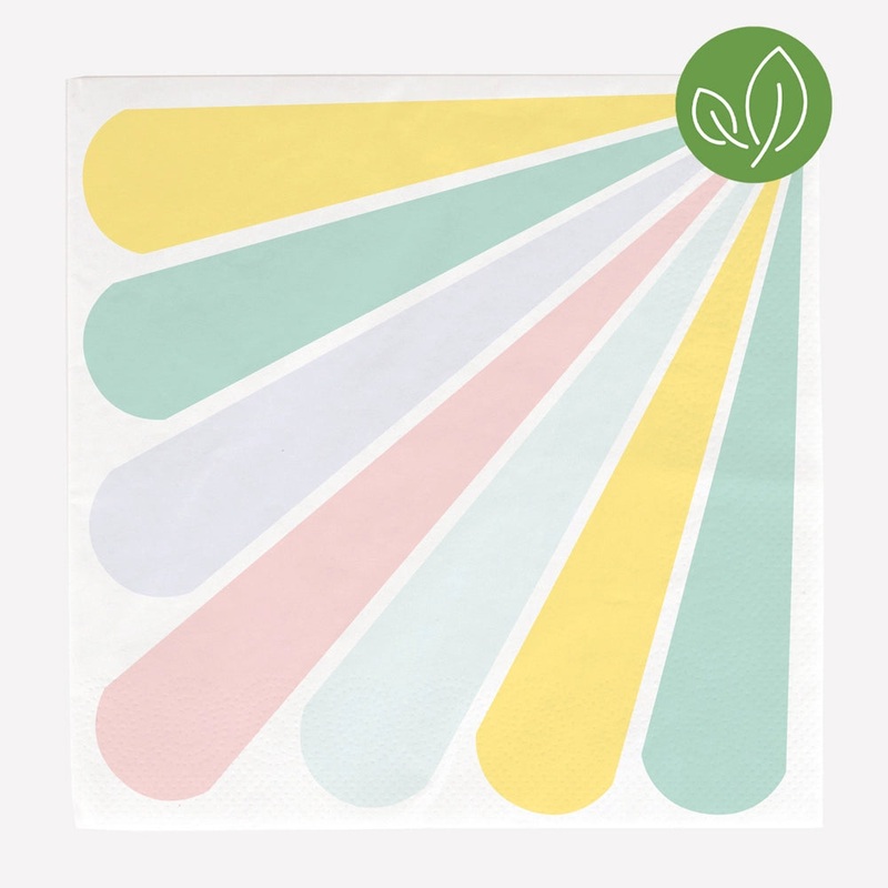 Vintage Pastel Paper Napkins