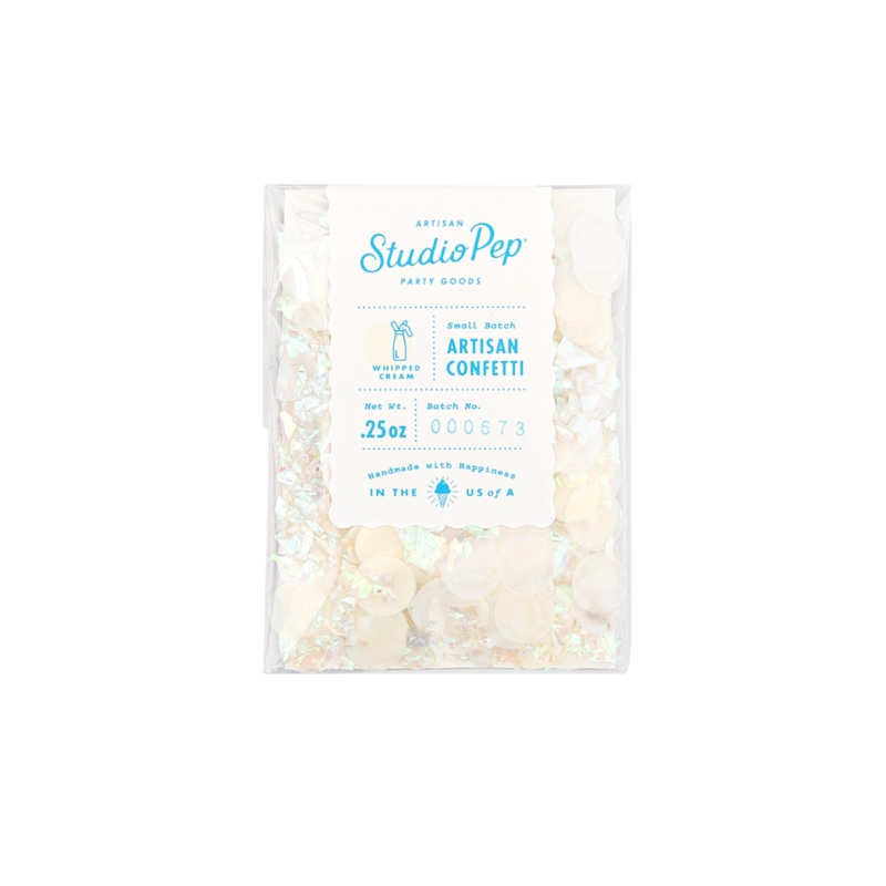 Whipped Cream White Confetti Pack