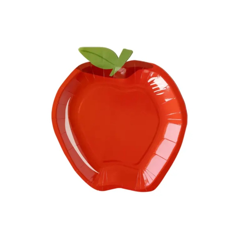 Apple Shaped Paper Plates