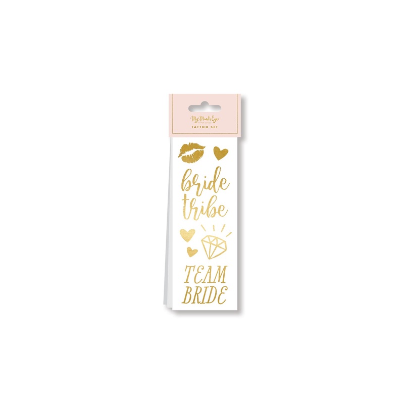 BRIDE-TO-BE TEMPORARY TATTOOS