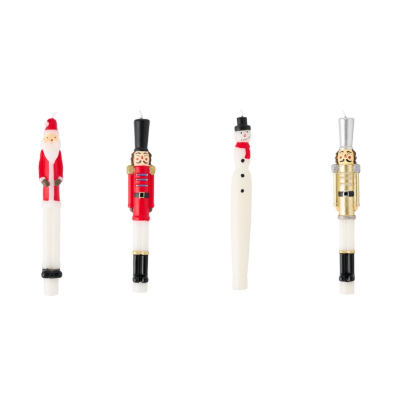 Christmas Icons Tapered Candle