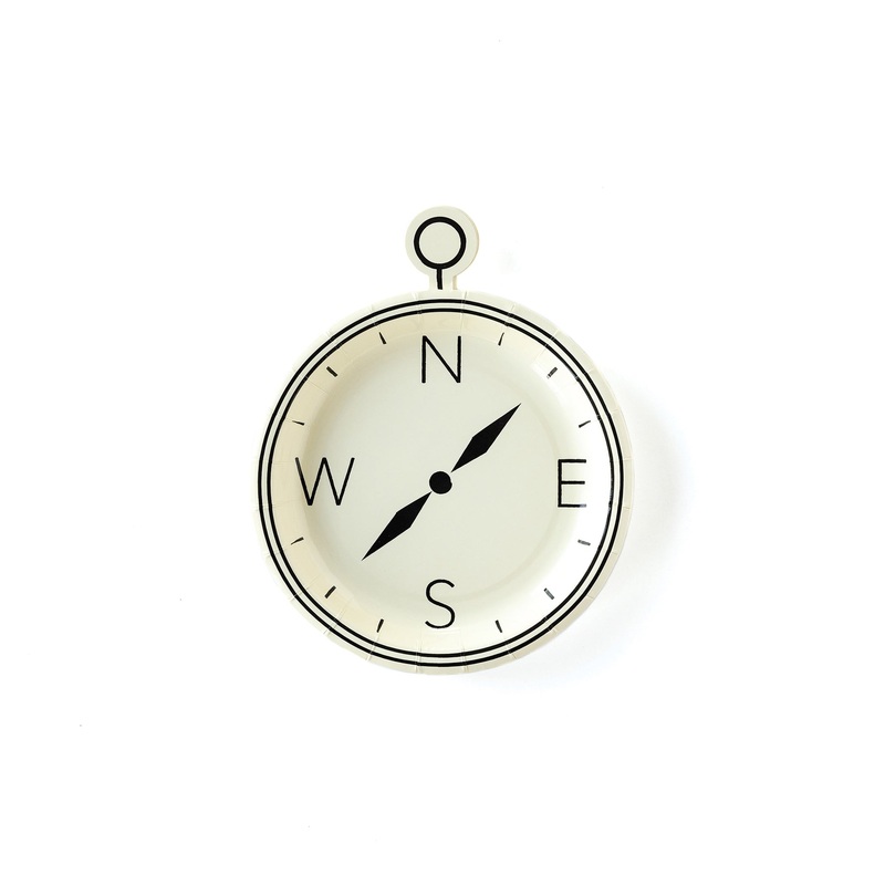 Compass Shaped Plate