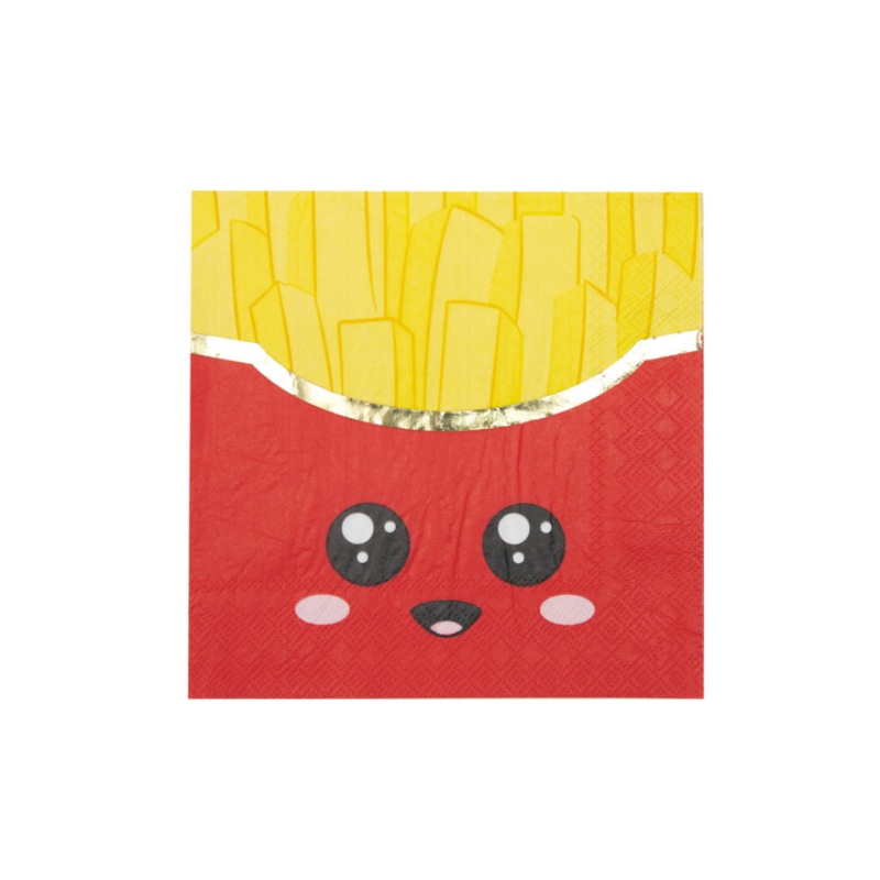 Cone of Fries Paper Napkins