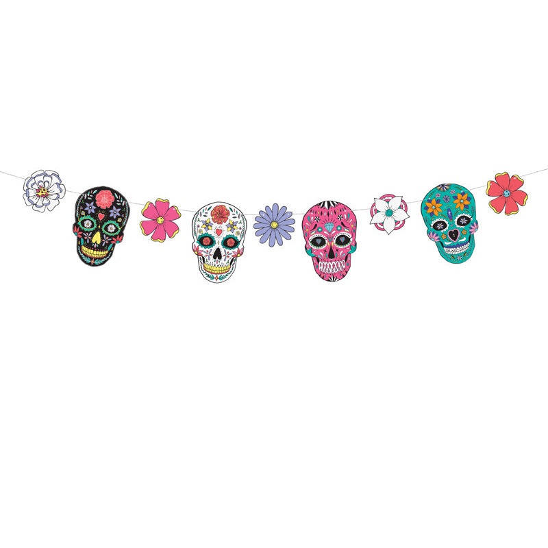 Dia de Los Muertos Masks Garland