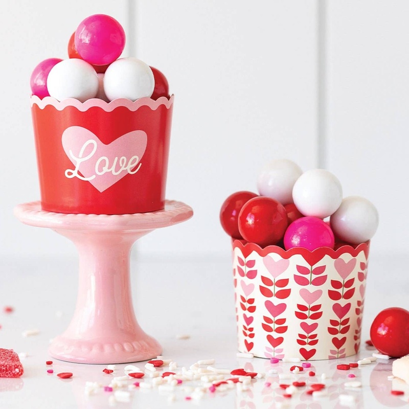 Floral Love Food Cups (50 pcs)
