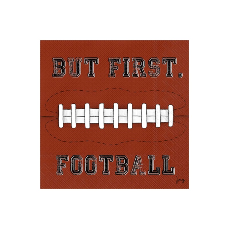 Football First Cocktail Napkins
